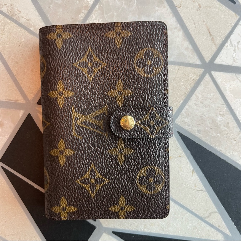 Louis Vuitton Portefeuille Viennois Bifold Wallet Brown Leather